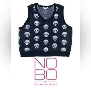 NOBO Skulls Sweater Vest